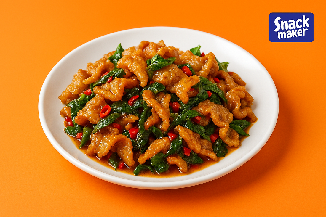 “กรอบสะใจ!” ข้าวกะเพราหนังไก่ทอด